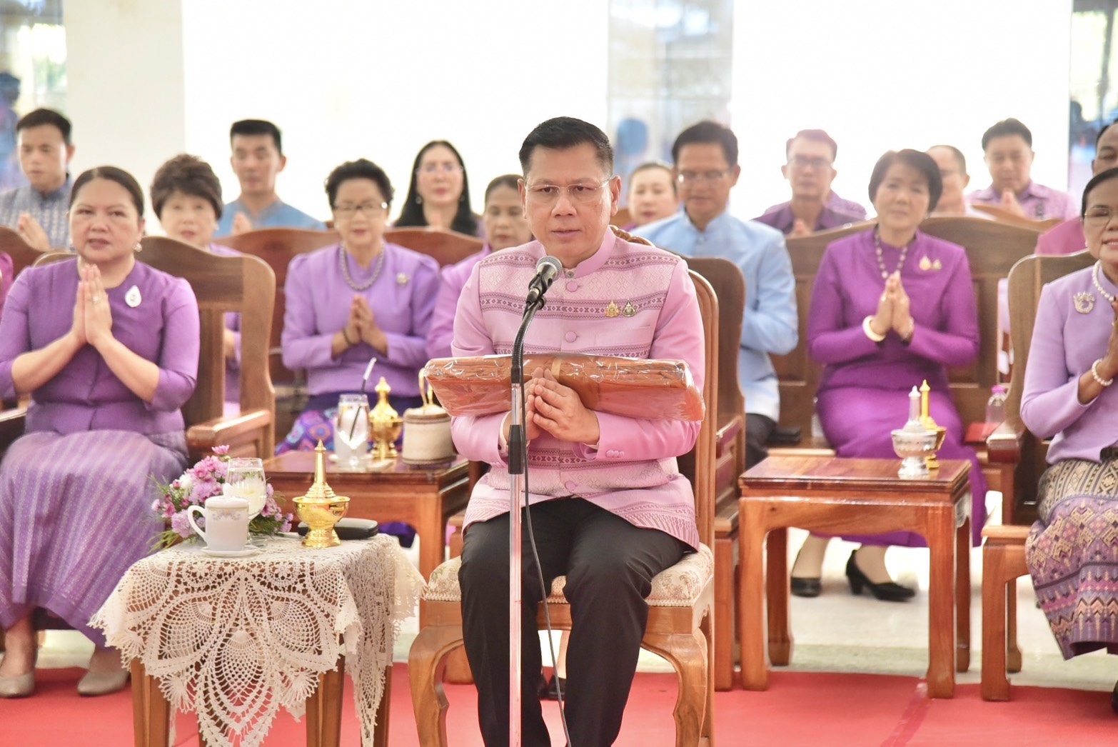 พช.ดงหลวง : ร่วมทอดผ้าป่าสมทบกองทุนพัฒนาเด็กชนบท ในพระราชูปถัมภ์สมเด็จพระเทพรัตนราชสุดาฯ สยามบรมราชกุมารี ประจำปี 2569