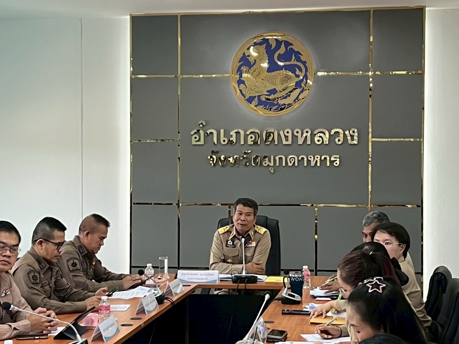 🌄พช.ดงหลวง : ร่วมประชุมหัวหน้าส่วนราชการ คณะกรรมการบริหารงานอำเภอ (กบอ.) ครั้งที่ 4/2569 ประจำเดือนเมษายน