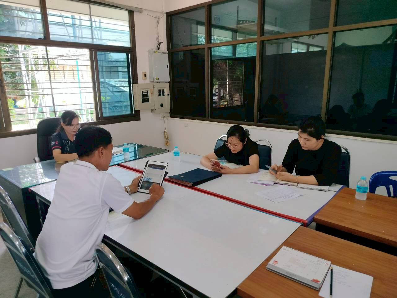 🛣️พช.ดงหลวง : ประชุมเจ้าหน้าที่สำนักงานพัฒนาชุมชนอำเภอดงหลวง โดยใช้ CDD AI