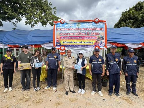 พช.ดงหลวง : ตรวจเยี่ยมจุดตรวจป้องกันและลดอุบัติเหตุทางถนน ช่วงเทศกาลปีใหม่ พ.ศ. 2569
