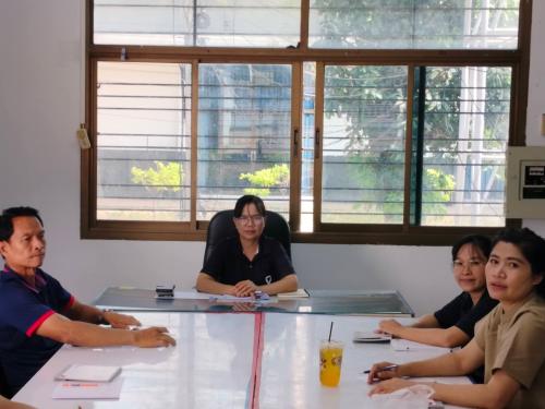 😺 พช.ดงหลวง : ประชุมเจ้าหน้าที่สำนักงานพัฒนาชุมชนอำเภอดงหลวง