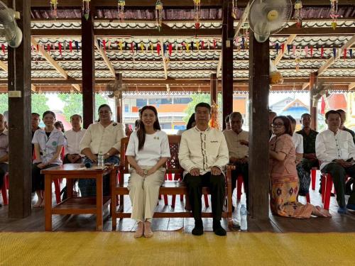 พช.ดงหลวง : ร่วมตรวจเยี่ยมศูนย์บรรพชาสามเณรภาคฤดูร้อน เฉลิมพระเกียรติ ประจำปี 2569 จังหวัดมุกดาหาร 🙏